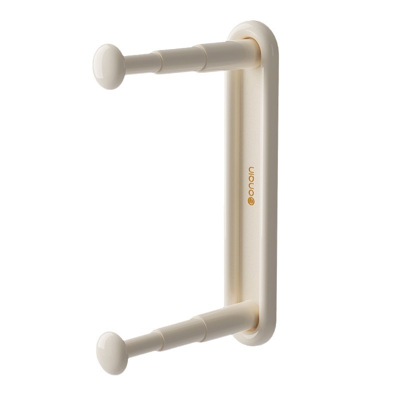 Hanger storage wonder, no need for drilling, balcony wall-mounted multi-functional organization rack, household clothes drying rack, telescopic storage hanger Item Picture