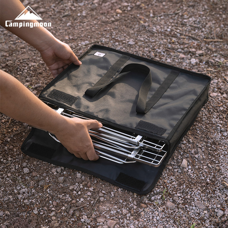 Koman G-38-B one-unit stove stand bag, large polyester fabric telescopic field stand storage bag, camping multi-purpose handbag Specification image