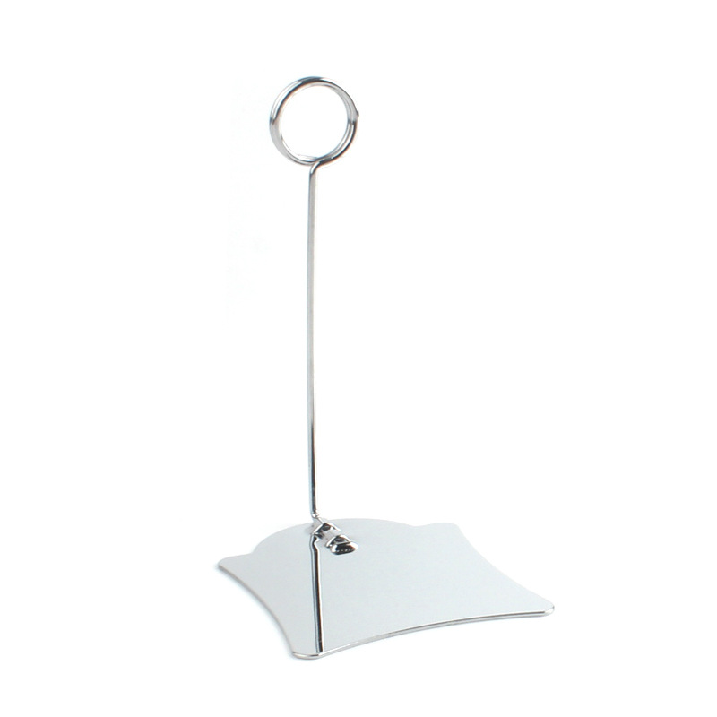 Bread and cake baking price tag holder, price tag, fruit store commodity price tag, metal POP advertising holder, baking counter price tag support stand, fresh fruit store special offer sign bracket, pastry counter price tag display support Application Scenario