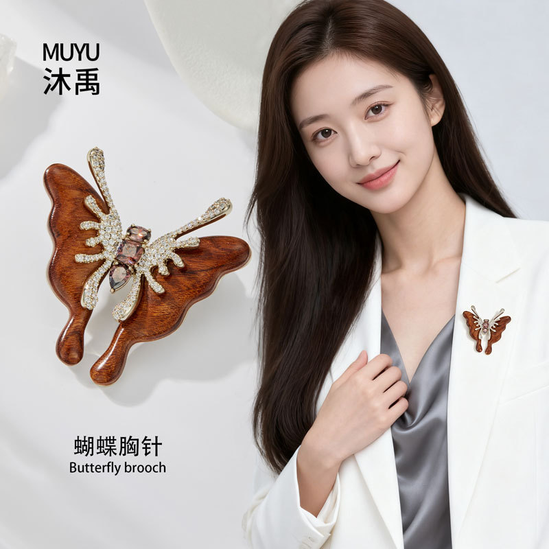 胸针/银饰胸针/胸针女士收腰时尚/滴油徽章/吧唧产品图