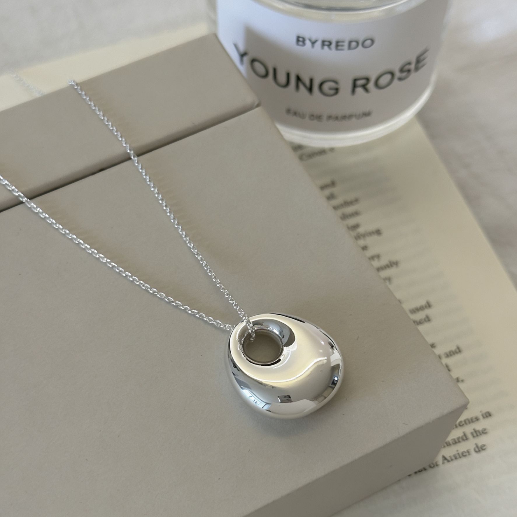 项链/银饰/珍珠/天然石项链/珍珠项链产品图