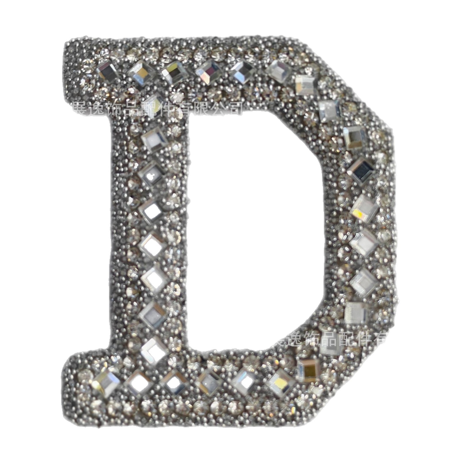 Cross-border hot sale inglés strass letras adornos accesorios letras cuentas multicolor juego de colores ropa bolsas accesorios Item Picture