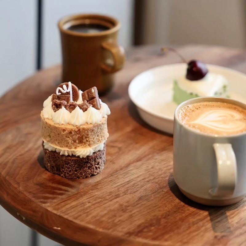 巧克力蛋糕网红香薰蜡烛跨境拍照道具创意礼品伴手礼