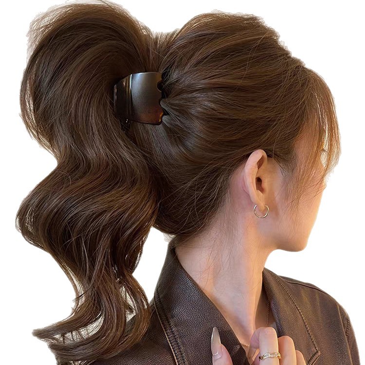 2025 New high ponytail Fixing wonder, hair clip, women's high-end shark clip, back of the head hair clip, hair accessory Item Picture