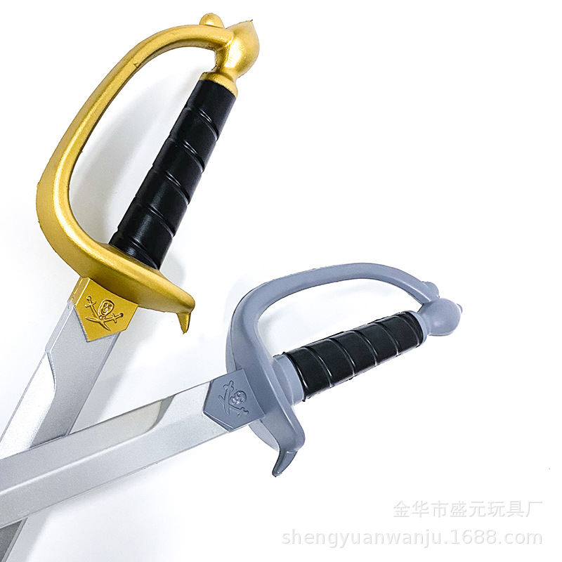新款万圣节道具海盗刀玩具剑PU橡胶儿童玩具刀加勒比海盗刀批发细节图