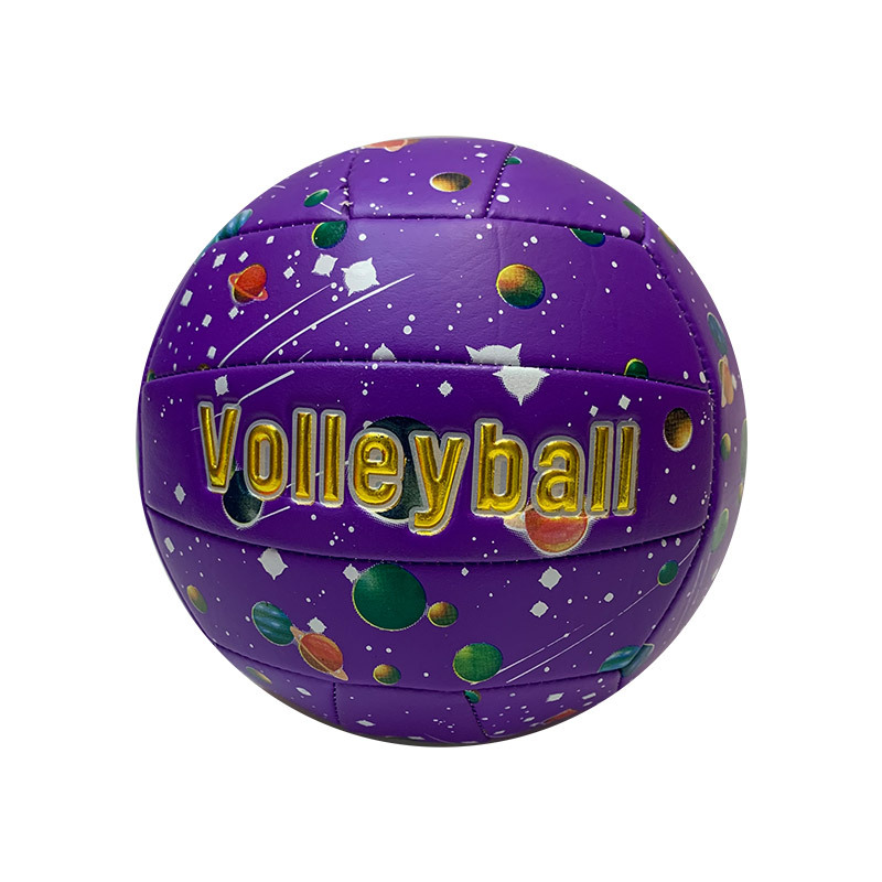 Pressure-resistant, wear-resistant, inflatable student volleyball, sports and fitness, starry sky creative volleyball wholesale, soft leather PVC volleyball details Picture