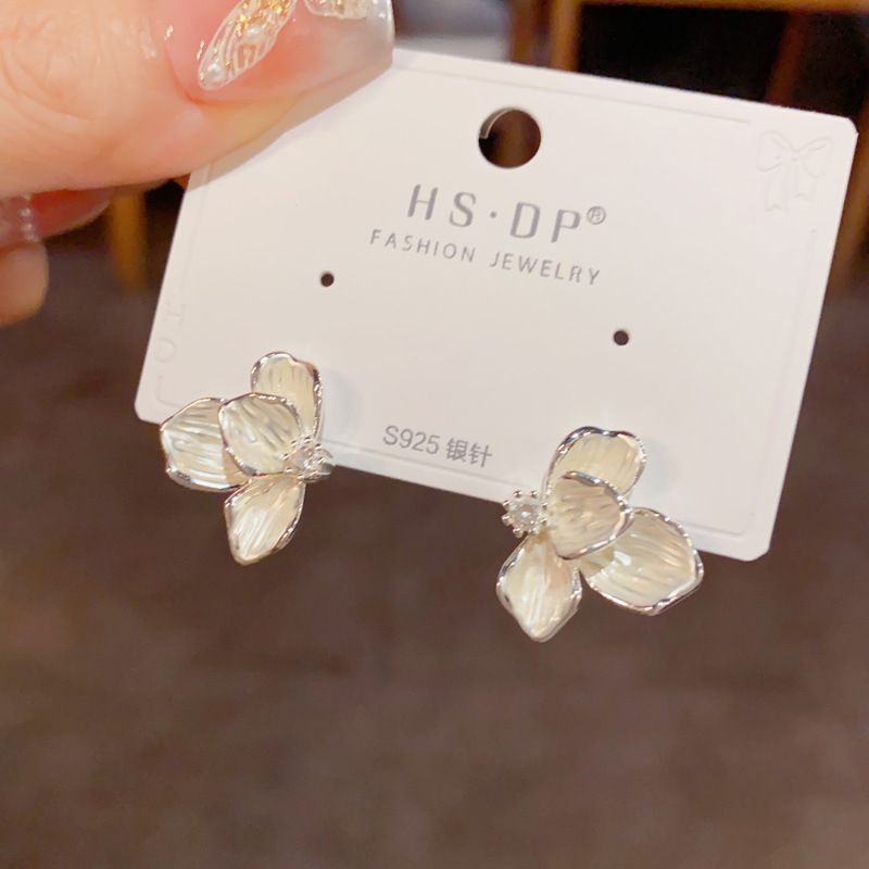 饰品/耳环/耳饰/烧焊锆石耳环/烧焊耳环产品图