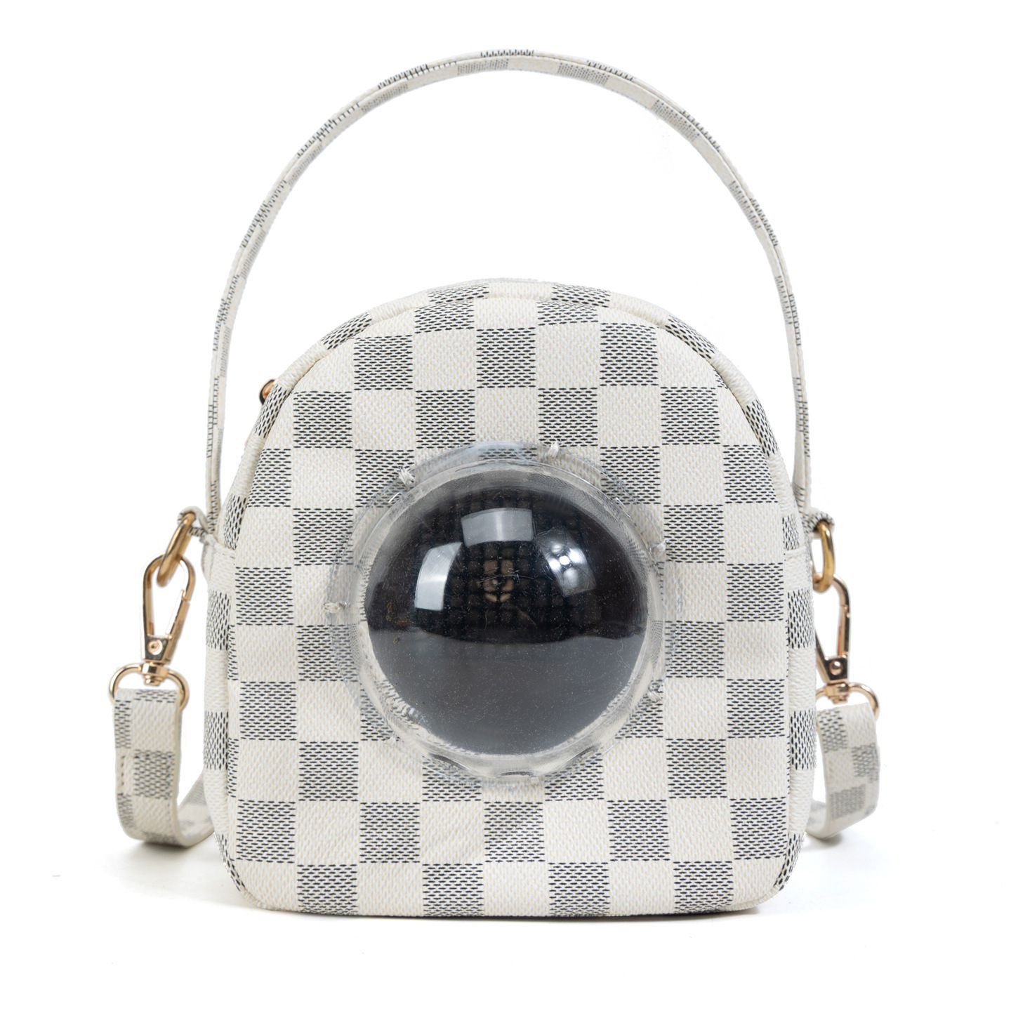 Pet bag, lightweight, small and exquisite, pet water bottle, DIY doll, eye spirit parrot, outdoor plush toy, embroidery piece Item Picture