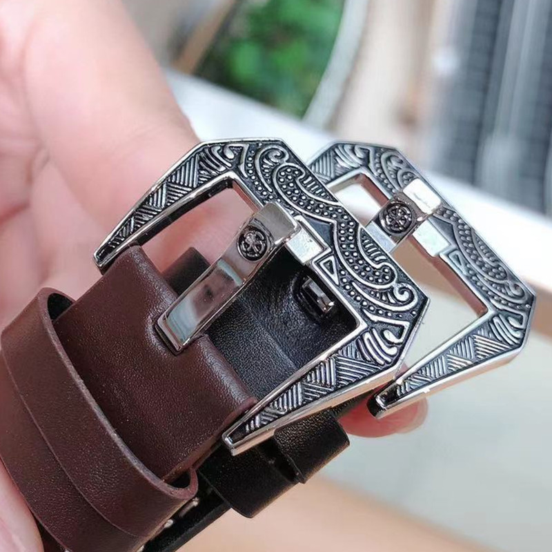 Foreign trade manufacturer's men's mechanical skeleton, trendy men's fully automatic mechanical watch, luminous, niche carved wristwatch details Picture