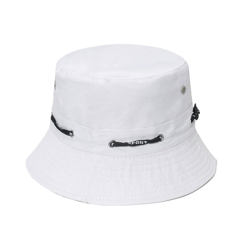 Summer and autumn fisherman's hats for men and women, outdoor foldable fishing sunshade basin hats, travel hats, and rope basin hats Item Picture
