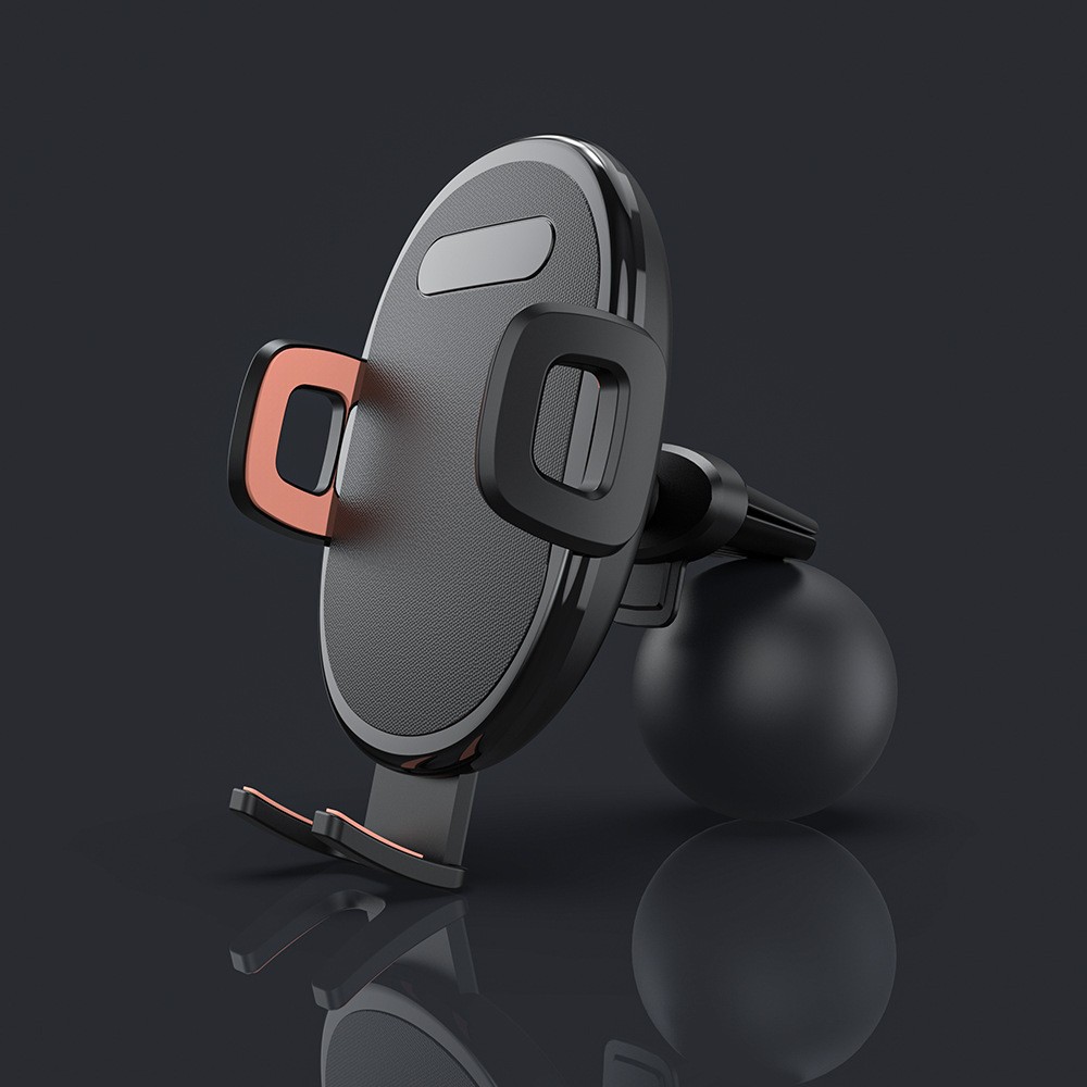 新款车载手机支架出风口多功能支架升级碳纤维纹支架导航支持批发