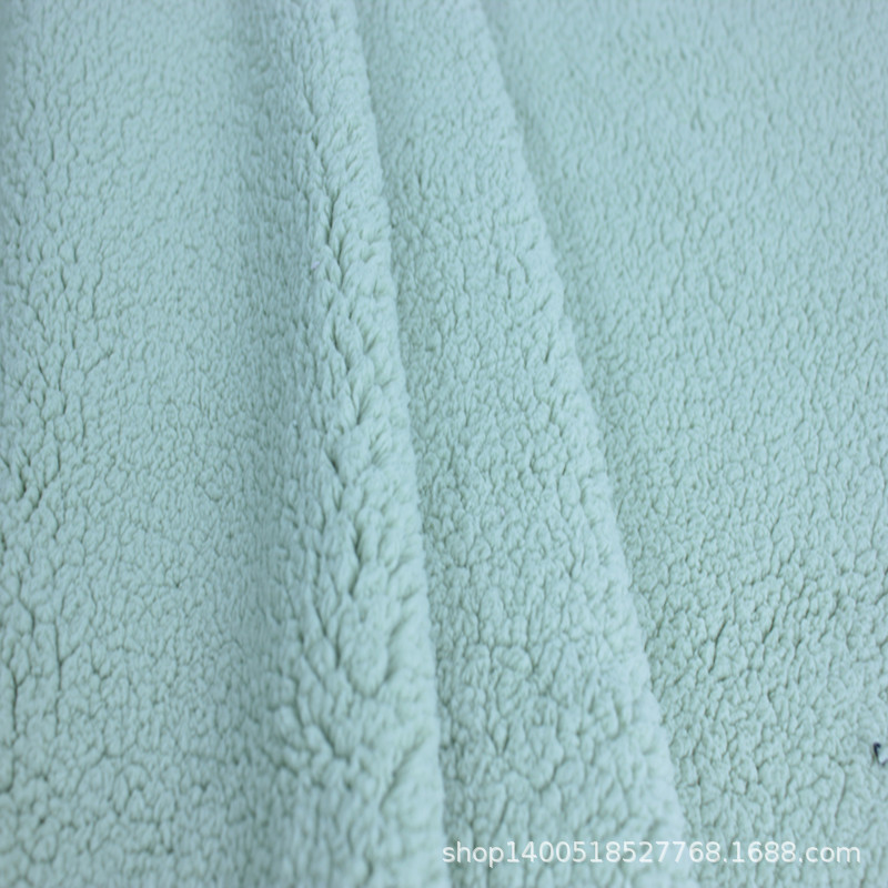 现货舒棉绒颗粒绒超细一体绒可用于宝宝空调鞋玩具抱枕布料批发