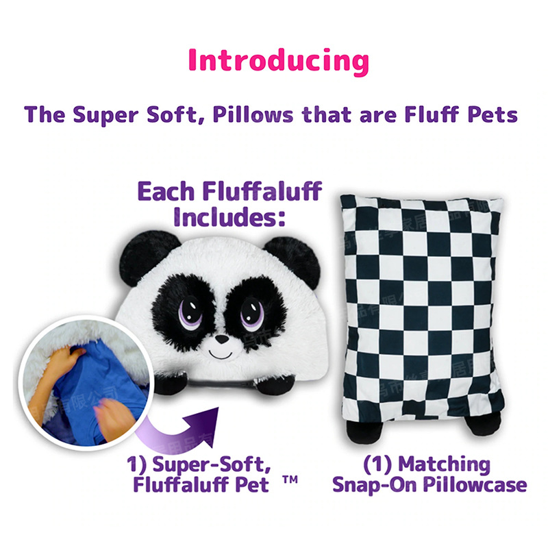Cross-border FF PETS New plush pet pillow Cartoon Children's pillowcase Nap pillow Specification image