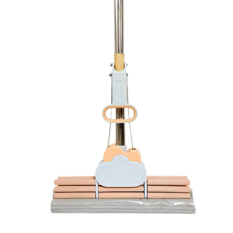 拖把/海绵拖把/旋转拖把/桌面拖把/意可可白底实物图