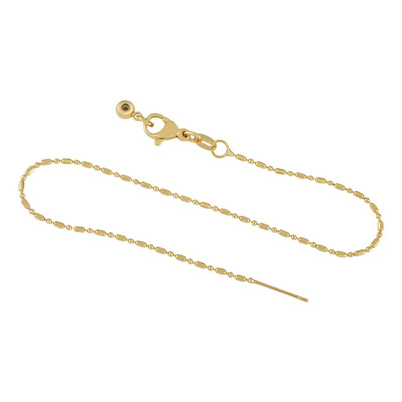 18k gold-plated color-preserving diy handcrafted chain, bamboo joint universal chain, adjustable chain, color-preserving necklace manufacturer wholesale Item Picture