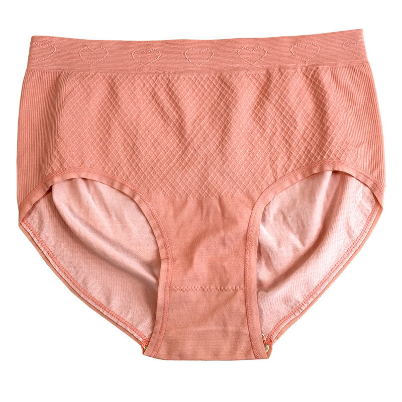 大码内裤加肥加大女胖MM200斤无痕中老年妈妈三角短女士内裤批发白底实物图