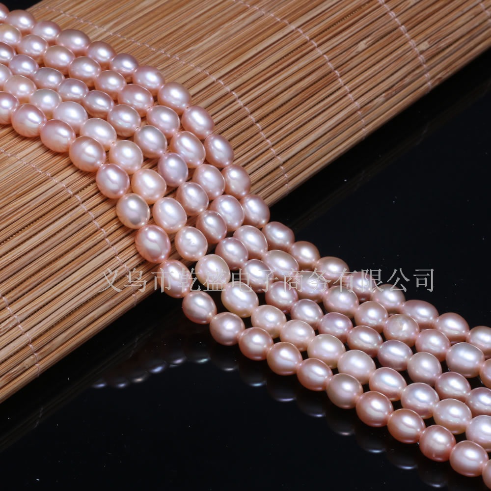 Natural freshwater pearl semi-finished product DIY jewelry bracelet necklace jewelry material AAA-grade pearl loose beads Specification image