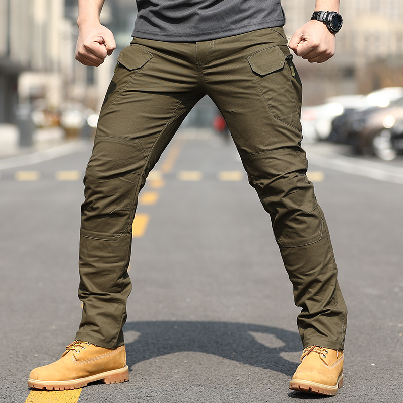 IX7 Tactical Pants, Men's pure cotton stretch Special Forces Military enthusiast Pants, Outdoor workwear pants, Men's labor protection training Pants for all seasons Specification image
