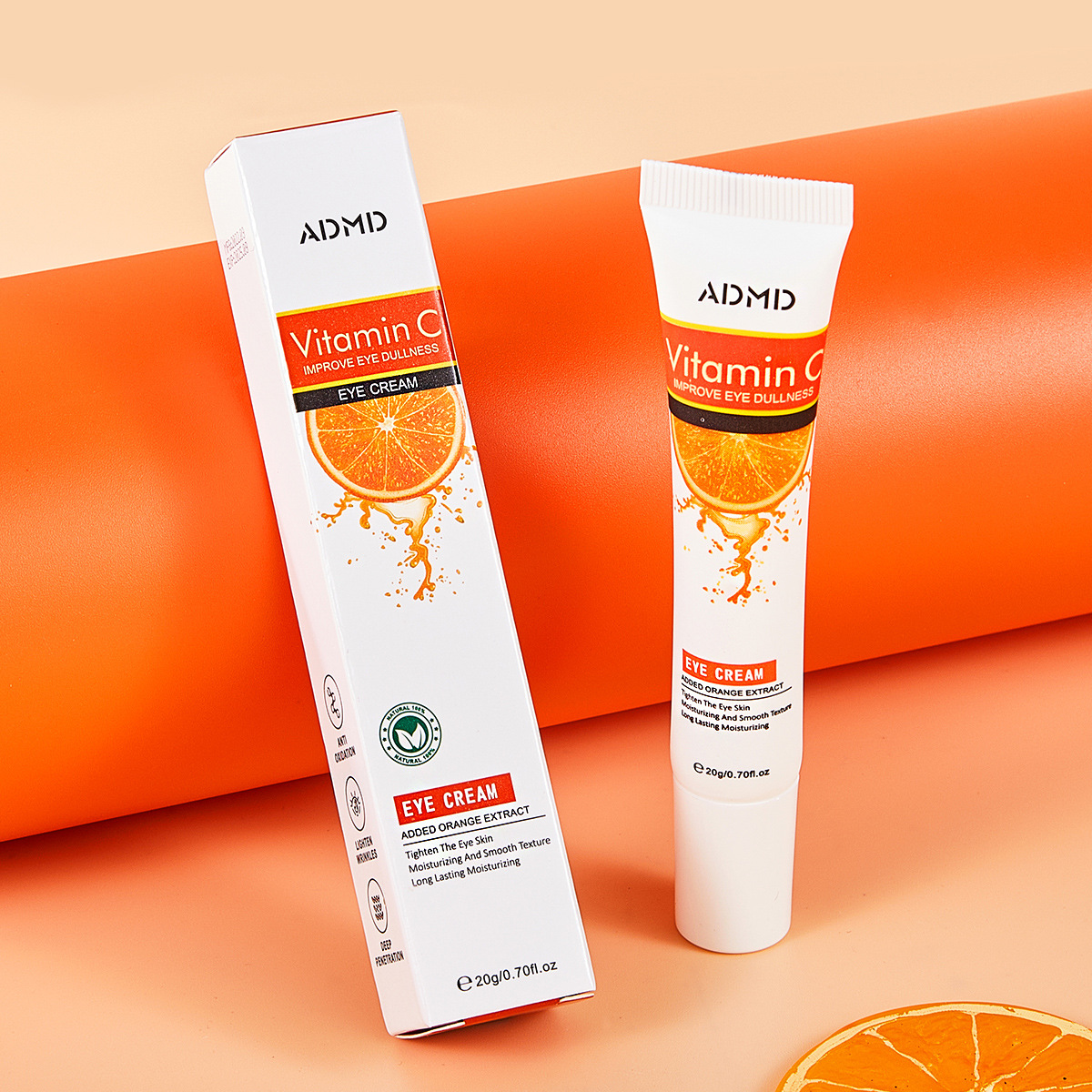 【外贸专供】ADMD维c眼霜补水滋润不粘腻淡化细纹眼部护理批发