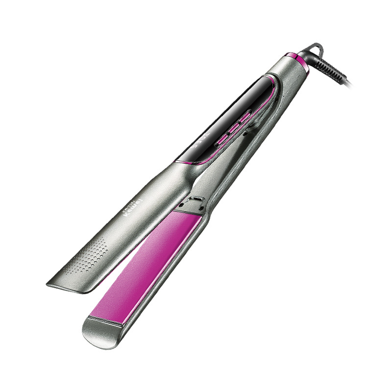 Kemei Cross-border Hair curler clamp, home hair perming and straightening device, negative ion hair care straightening clamp, European standard hair curler Item Picture