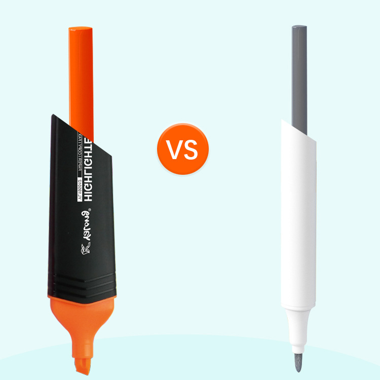 Yalong Cross-border brand Fluorescent Note Number 4PVC Color Hybrid Highlighter Application Scenario