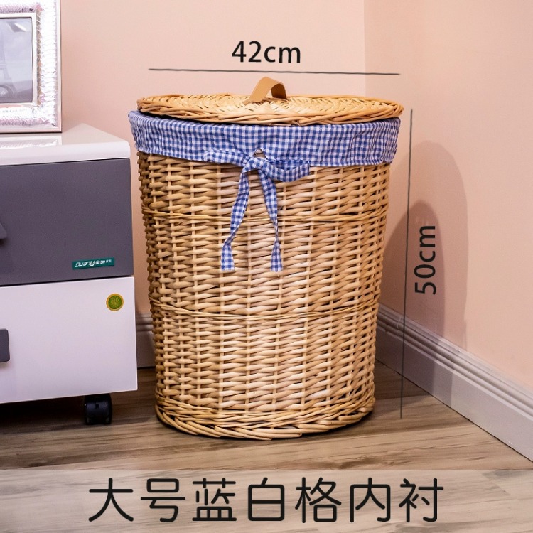 收纳篮/脏衣篓/防藤编收纳篮/收纳/塑料篮子PP料编织带细节图
