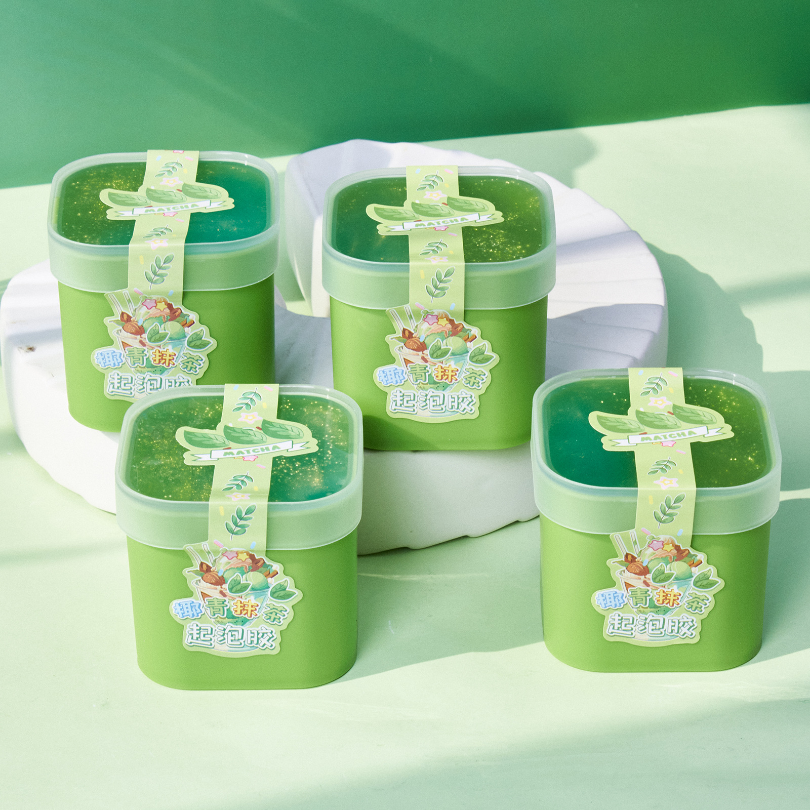 Wholesale of high-appearance-level slime bubble glue children's crystal mud toys and stationery from a boutique store Specification image