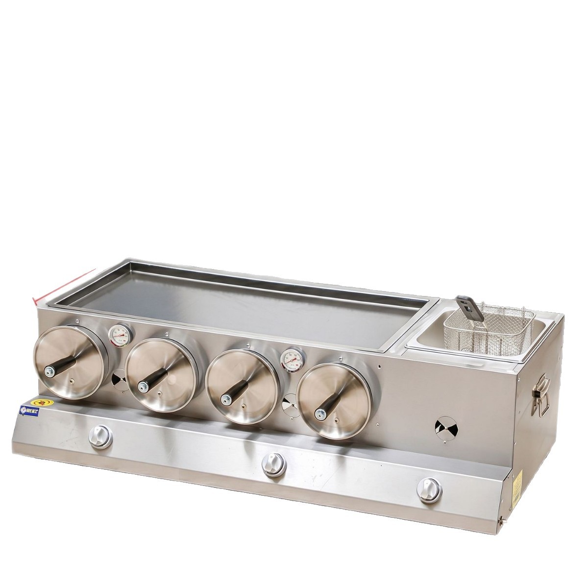 Commercial gas stainless steel burner, fully automatic pancake burner, meat sandwich burner for street vending, direct sales from the manufacturer Item Picture