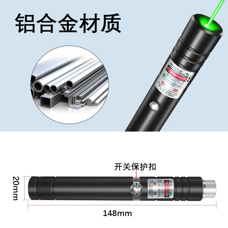 Laser pen, green laser, high-power USB, directly filled with star pattern laser red and green laser pointer Application Scenario