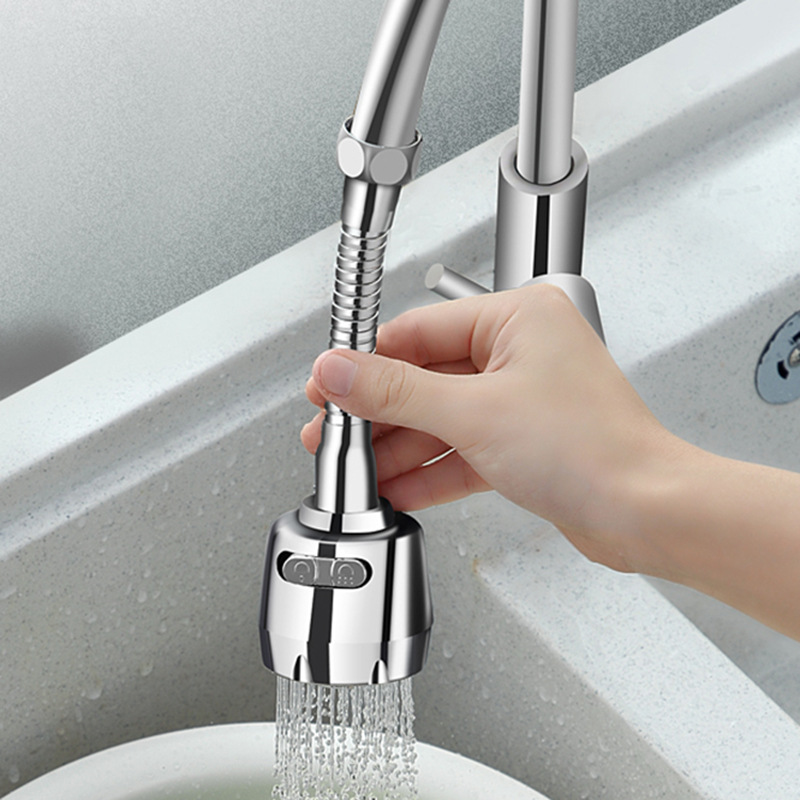 Special faucet splash-proof head for bathrooms, water-saving device, foaming faucet extender, filter, shape and pressurized shower head