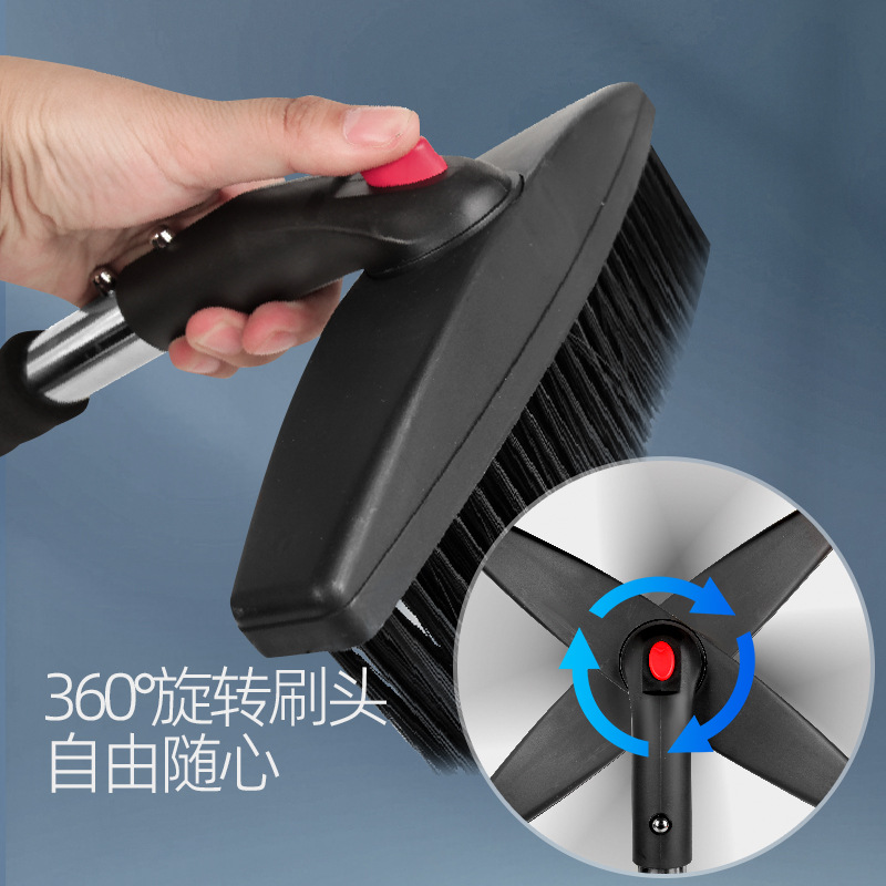 Car snow shovel, metal stainless steel telescopic rotating ice shovel, three-in-one snow shovel, detachable and assemblable vehicle-mounted snow removal shovel Application Scenario