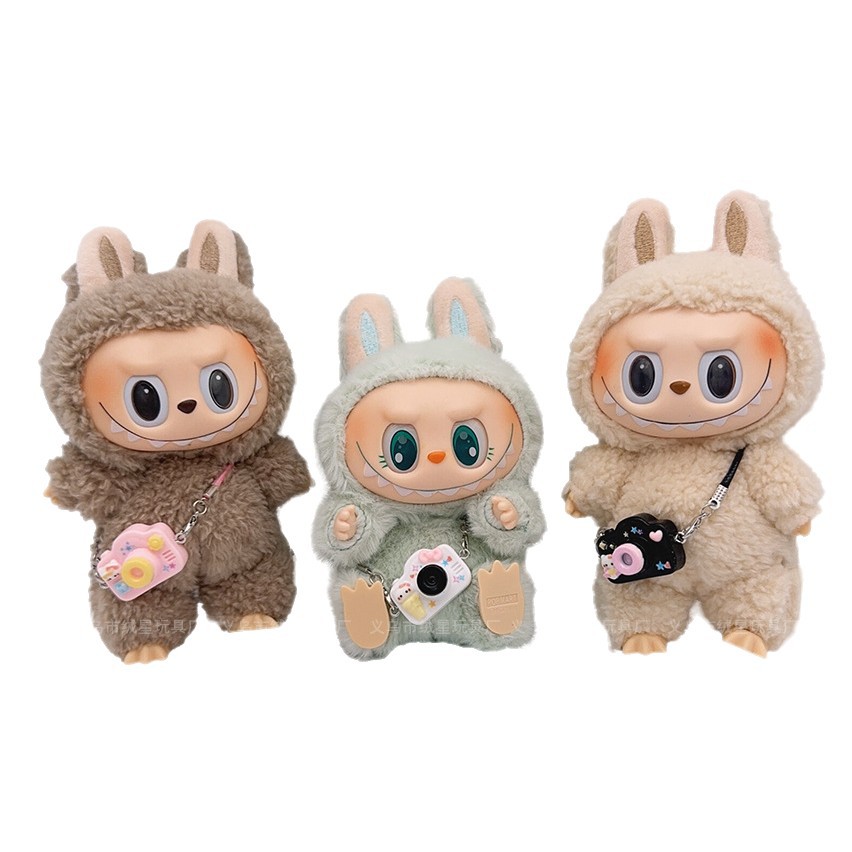 Creative cartoon camera dolls, mini camera pendants, DIY plush toys, decorative cotton doll accessories Item Picture