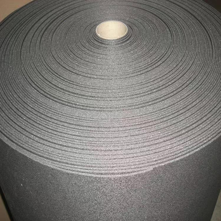Black Polyethylene Roll-Shaped Shock-Absorbing And Soundproof Pad Balance Pad Application Scenario