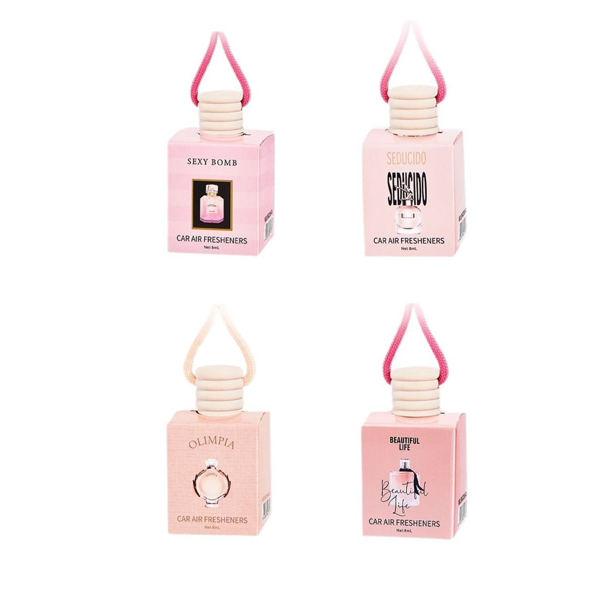 Cross-border exclusive FORMBO car perfume pendant, long-lasting light fragrance, car aromatherapy, hanging aromatherapy wholesale Item Picture
