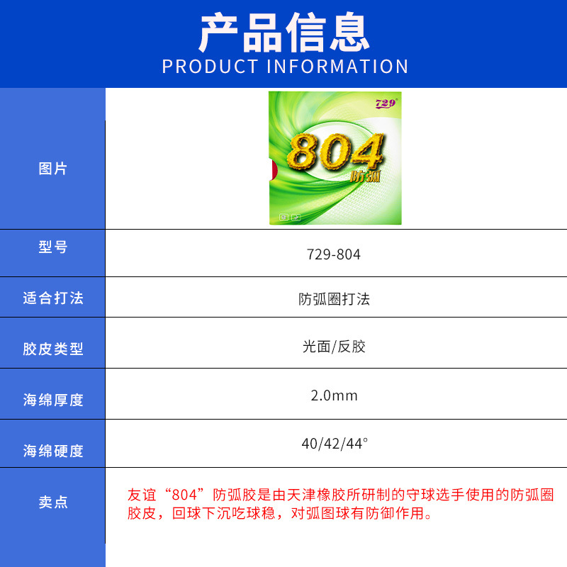 乒乓套胶、海绵、单胶片实物图