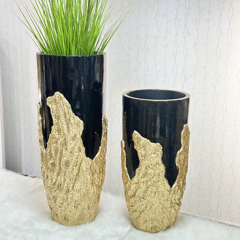 Large vases, creative home entrance, hotel exhibition hall, flower POTS, TV, sofa beside plant ornaments, floor-standing Specification image