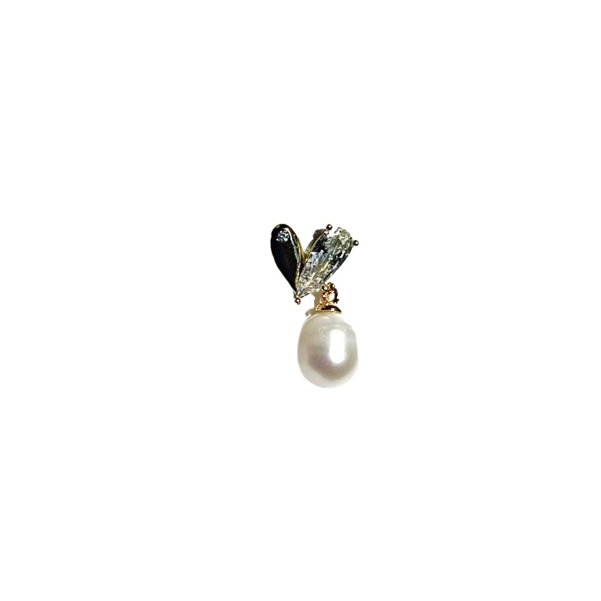 Fashionable 925 silver needle versatile earrings, stylish and trendy pearl stud earrings, retro and high-end, high-quality earrings Item Picture