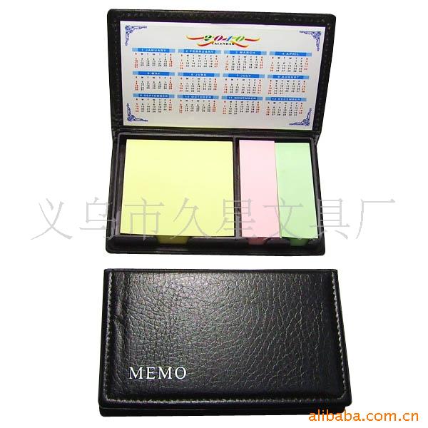 【 Factory Supply 】 Leather boxes, note-taking notes, sticky notes, imitation PU note boxes, high-end leather boxes with logo advertisements Specification image