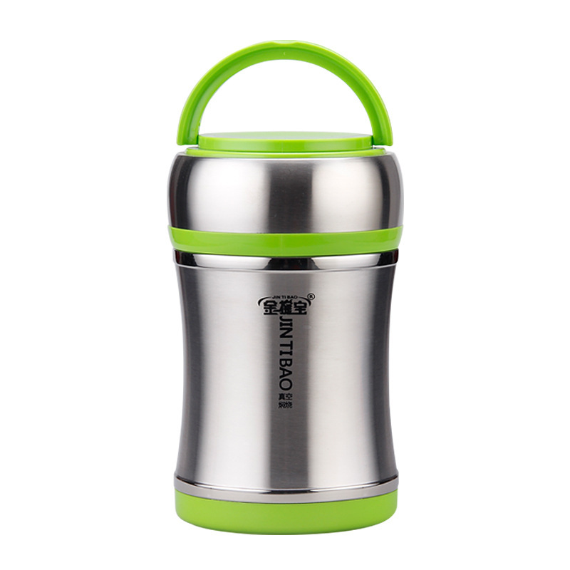 304 stainless steel vacuum insulated lunch box, large-capacity pot, three-layer and multi-layer rice bucket, student lunch box tableware Item Picture
