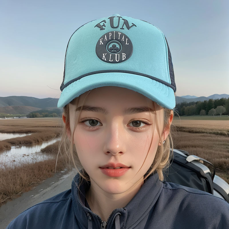 Wholesale of summer girls' baseball caps, sunshade net caps, Ins caps, baseball caps and sponge net caps in stock at our foreign trade factory Application Scenario