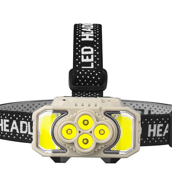 PLD's new outdoor multi-functional charging sensor headlight, led ultra-bright head-mounted USB warning light and work light