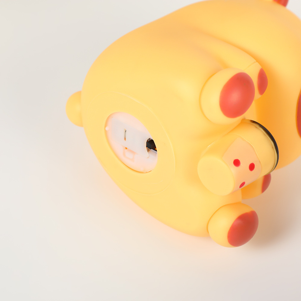 Creative new Kapi Bara night light, cute milk tea bear capybara figurine, bedside ambient light, glowing toy Application Scenario