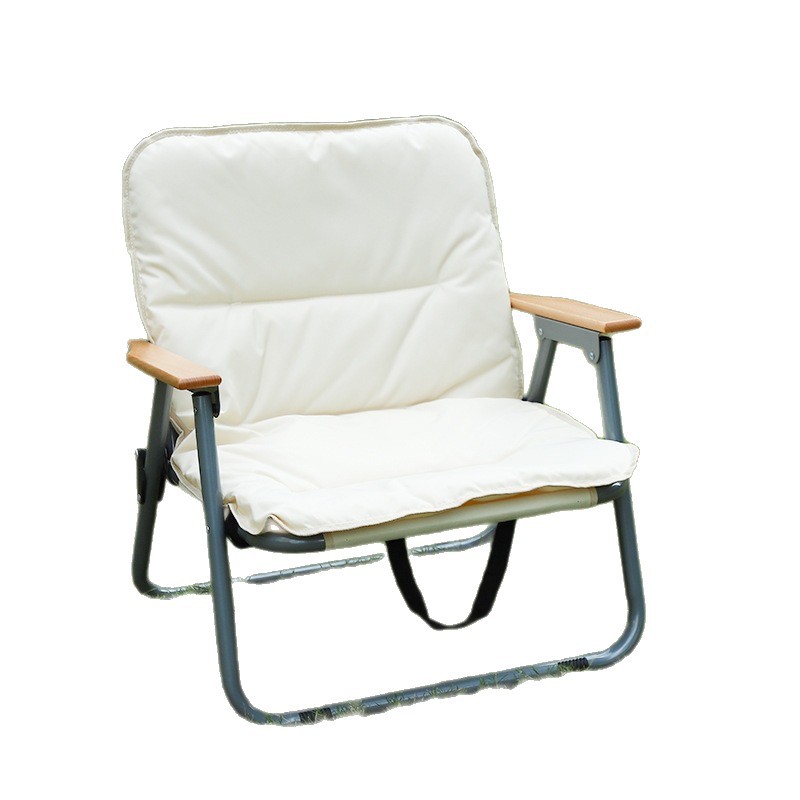 كرسي ريزولين المطوي المزدوج، وهو سرير قابل للتكديس، مكسو بالكراكراميت Item Picture
