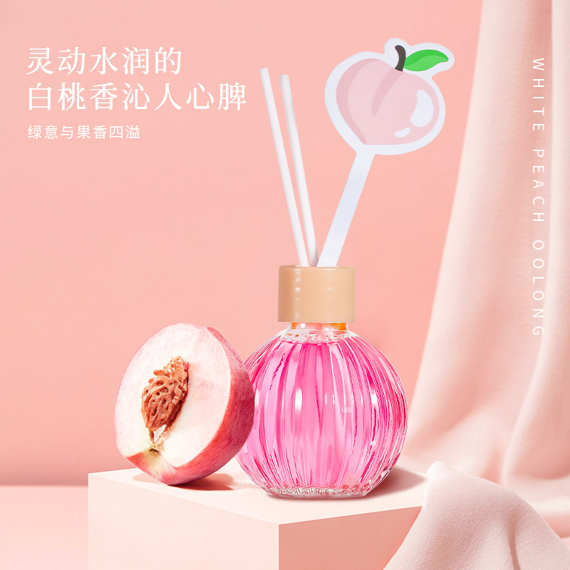 Y Fruit Series Small round bottle flameless Aroma Diffuser for home use, bedroom, bathroom and toilet, fresh air Specification drawing