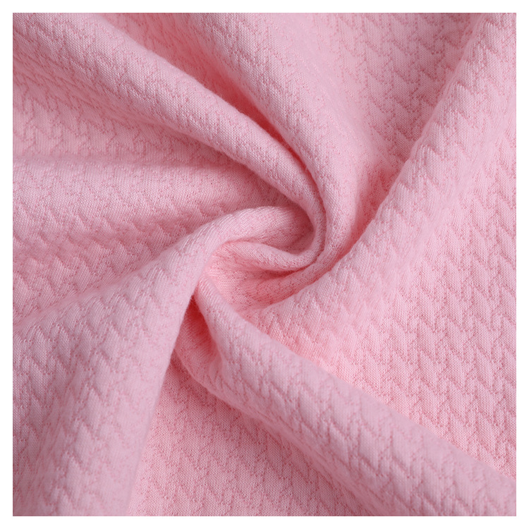 We have 32s weft knitted polyester jacquard knitted fabric and elastic knitted air layer baby and children's fabric in stock Application Scenario