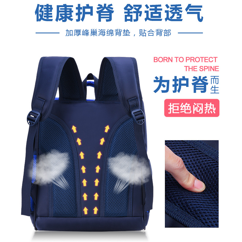 书包/儿童书包/粉色学生书包/书包学生2023时尚/小学生减负书包产品图