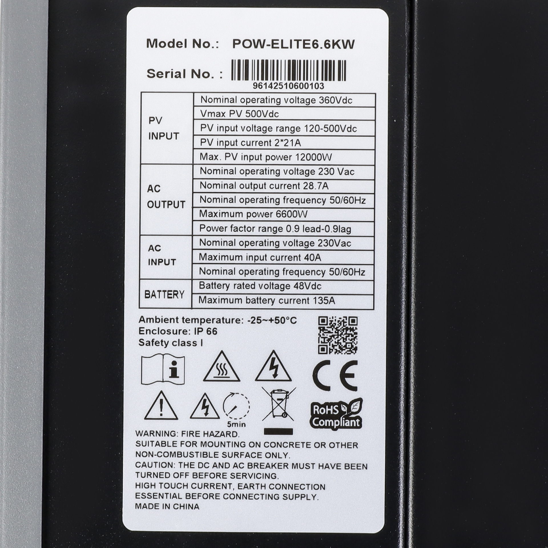 Powmr 6.6KW230V solar photovoltaic inverter parallel and off-grid integrated machine with built-in WiFi for parallel operation Application Scenario