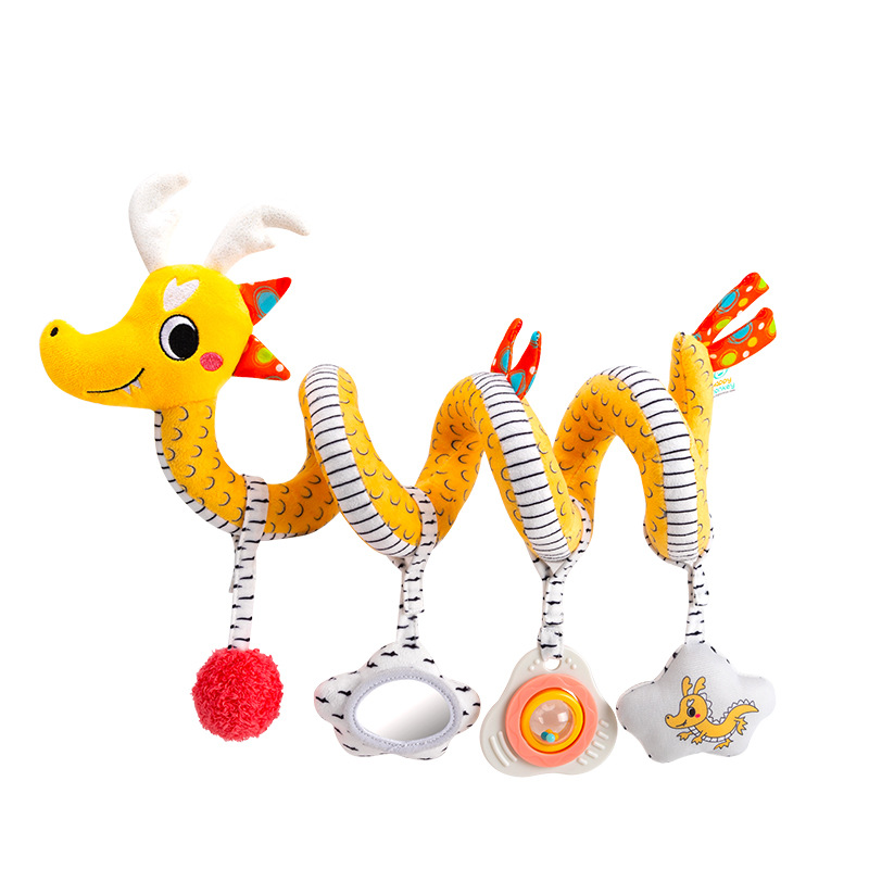 Happy monkey Dragon Baby Bed, Bed bell, bed hanging toy, baby stroller, hanging piece, decoration, rattle Item Picture