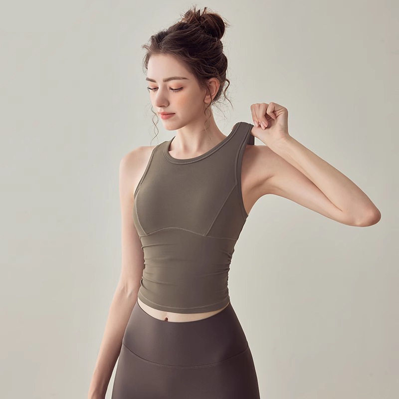 运动内衣女防震聚拢瑜伽背心女夏季新款普拉提上衣收副乳健身文胸