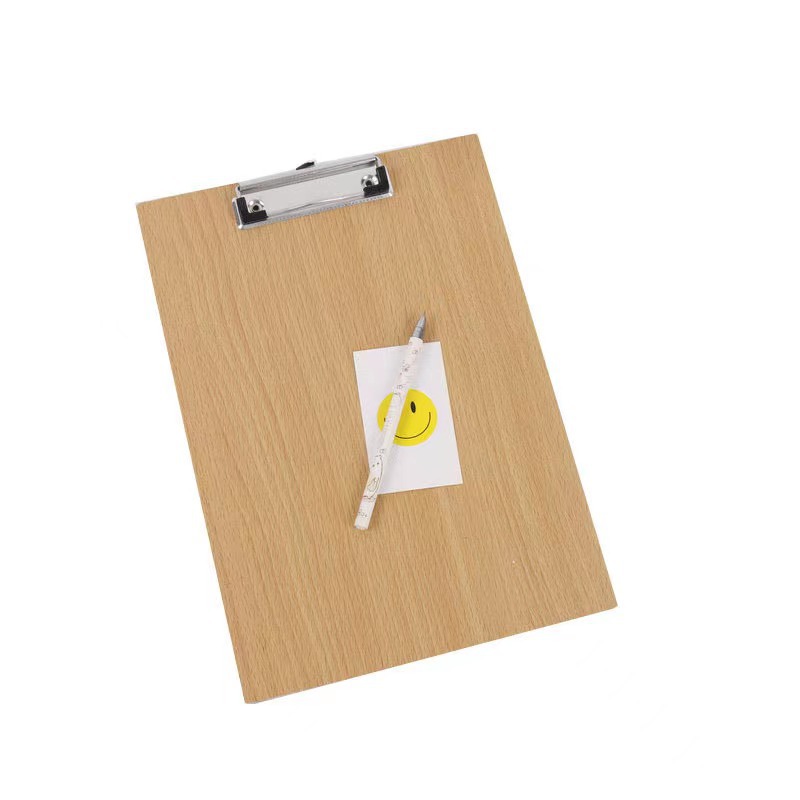Factory direct sales of thickened A4 wooden boards with wooden writing pads, wholesale of test papers, materials and folders Item Picture